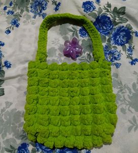 Crochet Puffcorn Bag