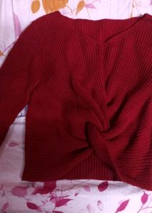 Red Maroon Sweater ❤