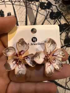 Flower Statement Earrings