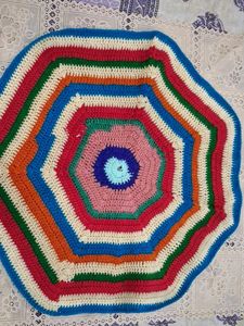 Colorful Crochet Rug