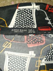 Zara Basic Patterned Top