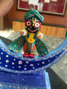 Handcrafted Lord Jagannath Moon Idol