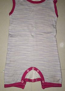 A GOTS 100% Pure Parade Organics Cotton Romper
