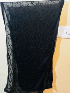₹100 Netted Black Dupatta