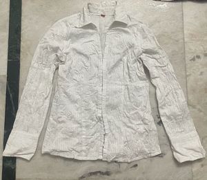 White Long Sleeve Top