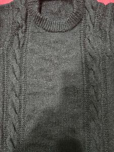Black Handmade Winter Sweater – Men &amp; Women