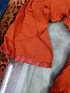 New Orange Kurta