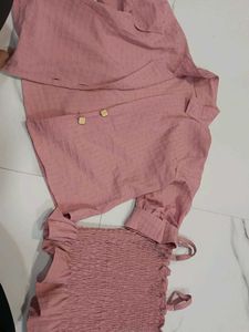 Pink Two-Piece Set - Trendy Style