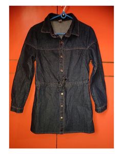 Denim Dress Buttoned