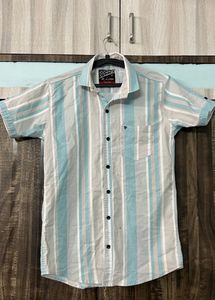 Half Sleeve Print Lycra Shirt