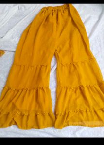 Designer Sharara Set For Haldi Function