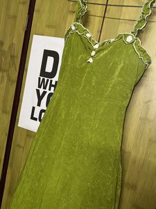 Cute Greenish Dress For Women