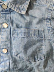 Denim Kids Unisex Shirt (6-12 Months )