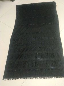 Black Embellished Scarf