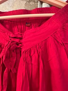 Brand New Trendy Tie- Knot High Waist Palazzo Pant