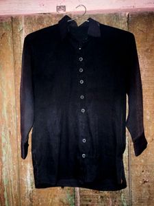 Unisex Black Simple Shirt