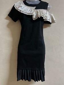 Korean Pintrest Black One Piece🖤