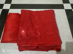 Georgette Squence Embroidered Saree Bollywood
