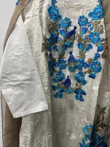 Pakistani Embroidered Pant Suit