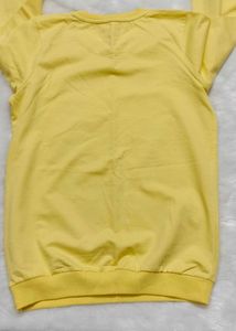 Allen Solly Yellow Sweatshirt