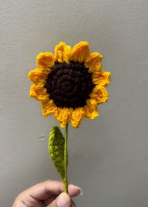 Hand crochet Sunflowers
