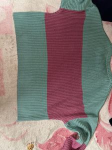 Color Block Knit Sweater