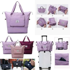 Foldable Travel Bag With Wash Bags Set