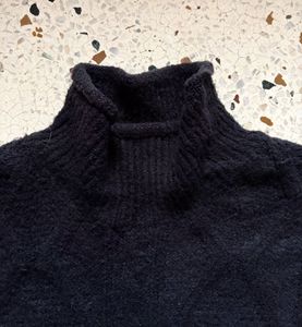 Dark Grey Turtleneck Sweater