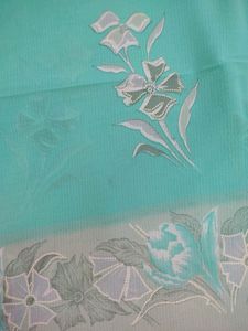 Ponam Coral Green Saree
