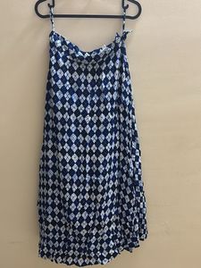 Squared Patterned Skirt
