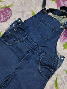 ✨Navy Blue Denim Dungarees
