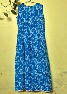 Beautiful Blue Anarkali Kurta