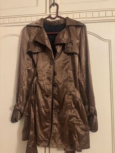 Chemistry Brown Trench Coat