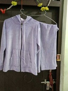 Lavender Velour Co-ord Set