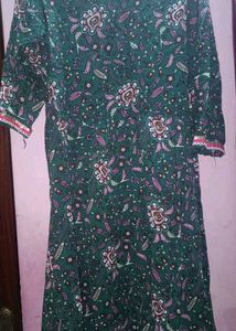 Green Floral Dress