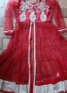 Anarkali Kurta With Skirt/Dupatta, Suit Party Wear