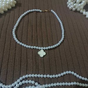 Pearl Charm Necklace