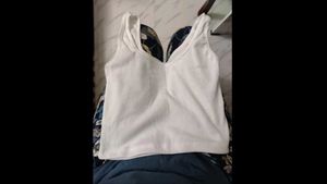 Girls White Innerwear/Croptop