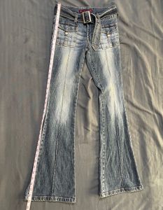 Vintage Belted Jeans
