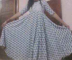 Printed Kurta 360degree flare