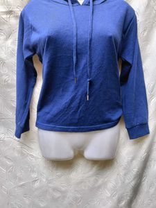 💙Blue Cropped Hoodie