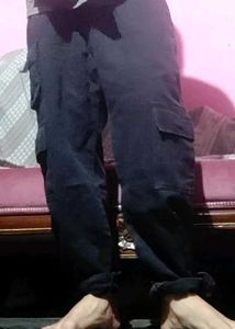 Heavy Quality Baggy Cargo Premium Black Colour