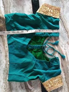 Green Saree.