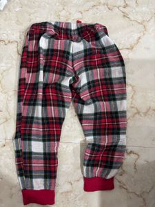 2 Warm Pajama In Check Design Small Size