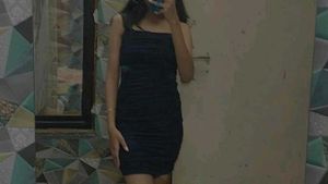 Adjustable Dark Blue Bodycon Dress