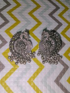 Silver Oxidised Earrings | Never used