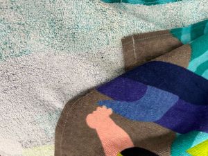 Unique Graphic Beach Towel Poncho For Kids