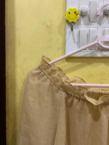 Off-Shoulder Chiffon Top 34/36