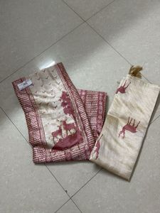 Elegant Dupatta with Deer Design