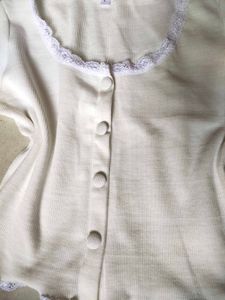 Lace Trim Crop Top